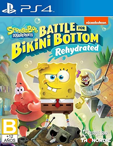 SPONGEBOB SQUAREPANTS BATTLE FOR BIKINI BOTTOM REHYDRATED PLAYSTATION 4