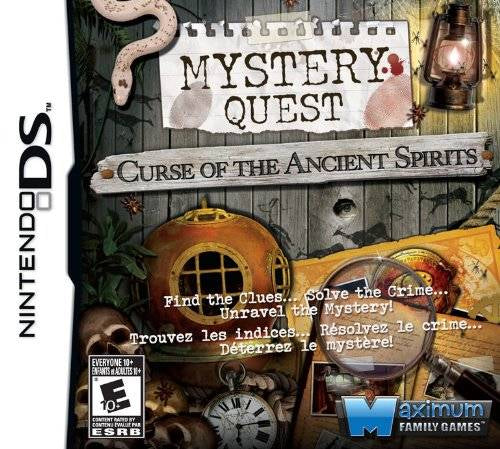 MYSTERY QUEST: CURSE OF THE ANCIENT SPIR  - DS