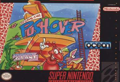 PUSH-OVER  - SNES (W/BOX & MANUAL)