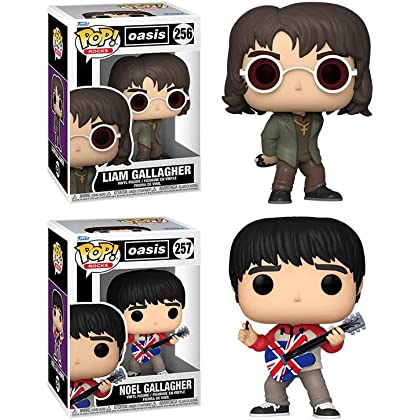 OASIS: LIAM #256 & NOEL #257 - FUNKO POP!-SET OF 2