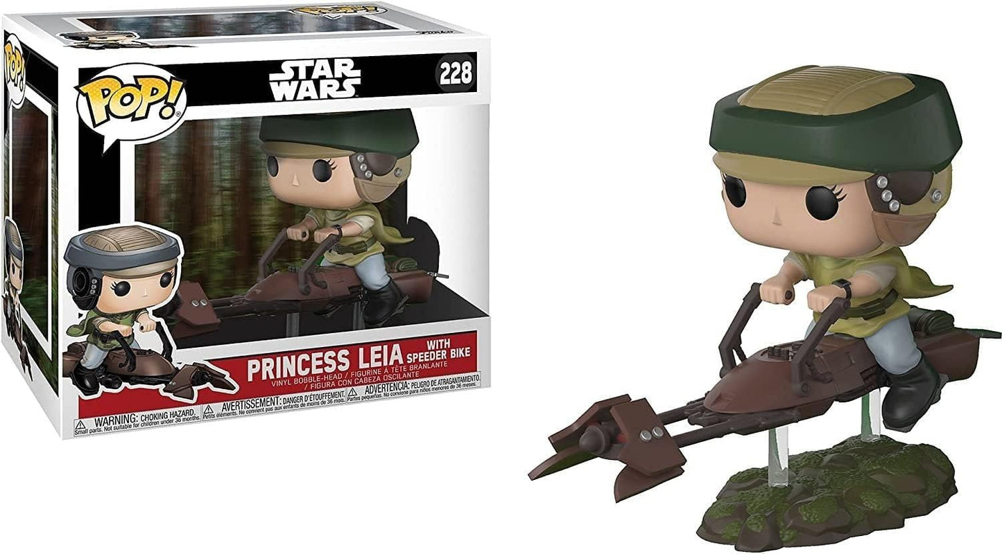 STAR WARS: LUKE SKYWALKER WITH SPEEDER B - FUNKO POP!-CHASE