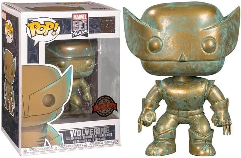 MARVEL 80: WOLVERINE #496 (PATINA) - FUNKO POP!-SPECIAL ED.