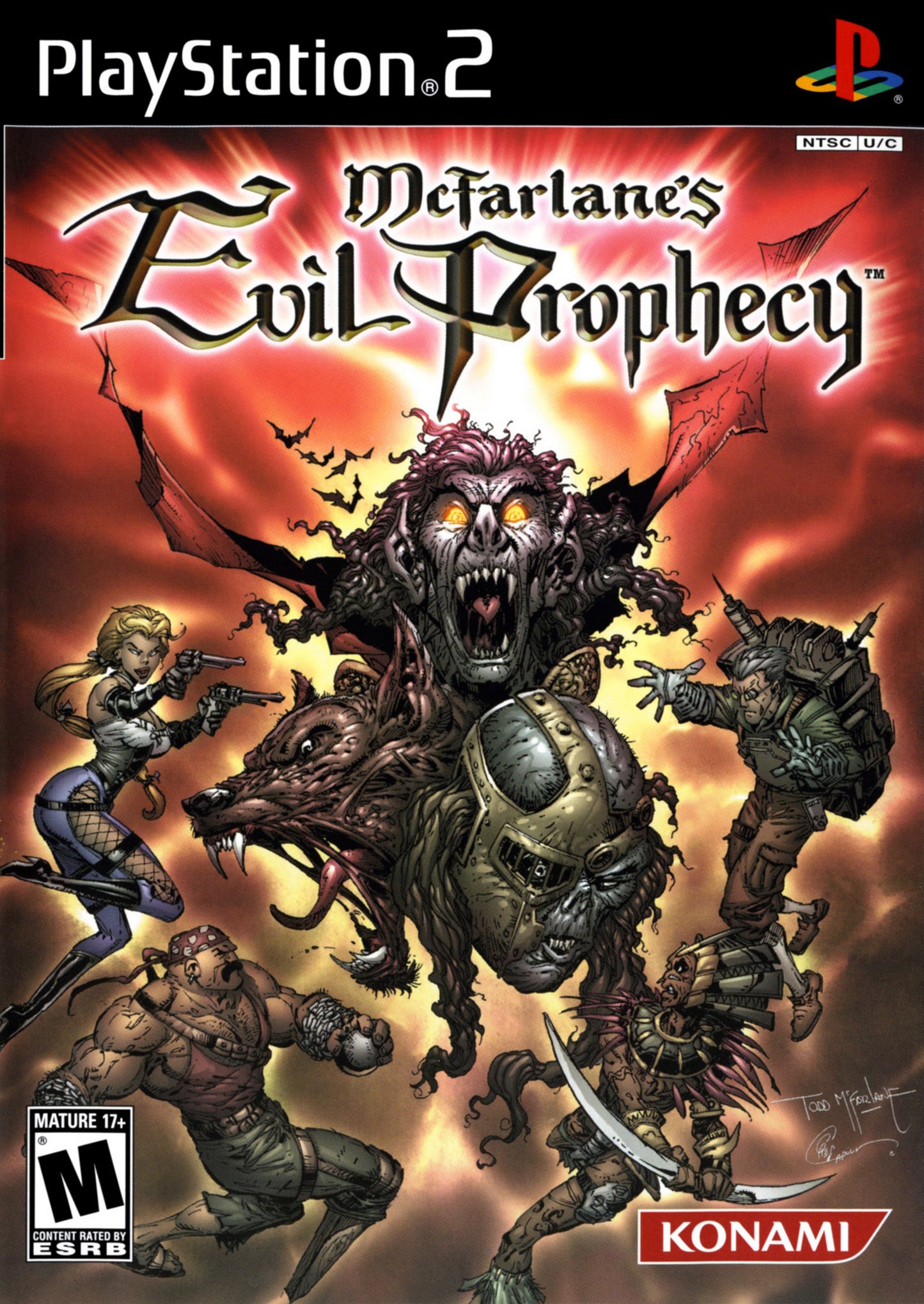 MCFARLANE'S EVIL PROPHECY  - PS2