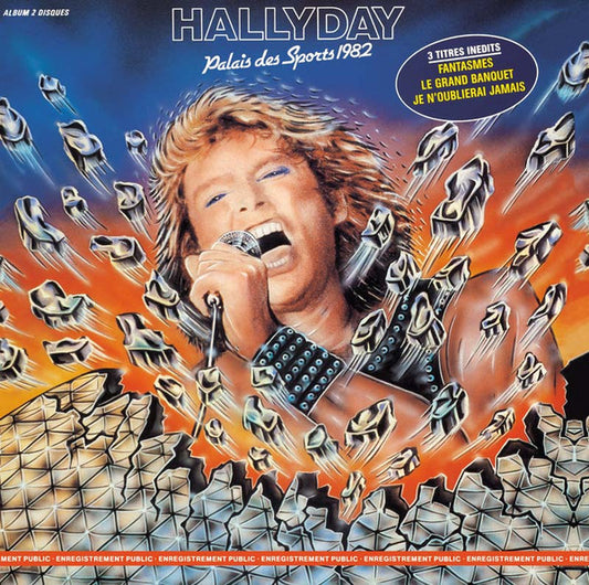 HALLYDAY, JOHNNY  - AU PALAIS DES SPORTS 1982