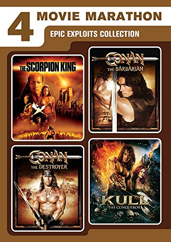 SCORPION KING/CONAN THE BARBARIAN/CONAN - DVD-4 MOVIE MARATHON (EPIC EXPLOITS)