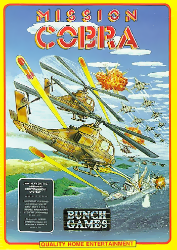 MISSION COBRA  - NES (W/BOX & MANUAL)