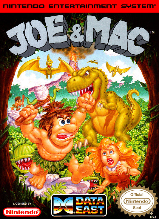 JOE & MAC  - SNES (W/BOX & MANUAL)