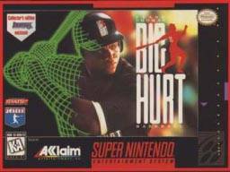 FRANK THOMAS BIG HURT BASEBALL  - SNES (W/BOX)