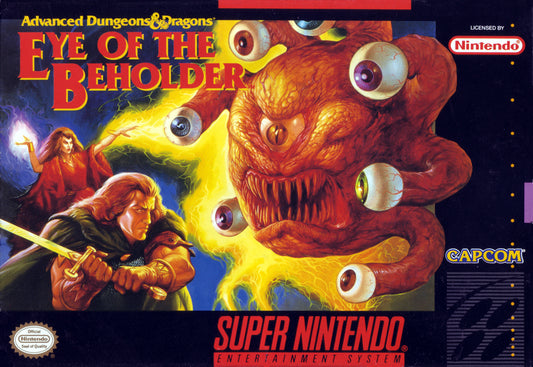 DUNGEONS & DRAGONS: EYE OF THE BEHOLDER  - SNES
