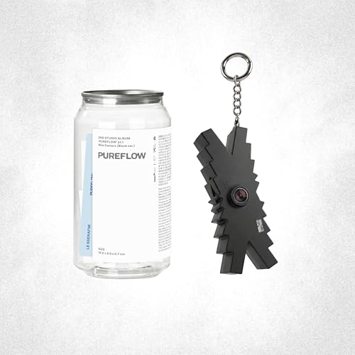 LE SSERAFIM - 2ND STUDIO ALBUM 'PUREFLOW' PT.1 MINI CAMERA (BLACK VER.) (CD)