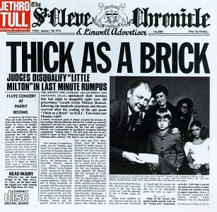 JETHRO TULL  - THICK AS A BRICK