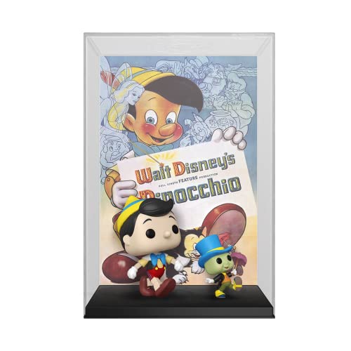 DISNEY 100: PINOCCHIO & JIMINY CRICKET #08 - FUNKO POP!-MOVIE POSTER (11”W x 17”H x 5.5”D)