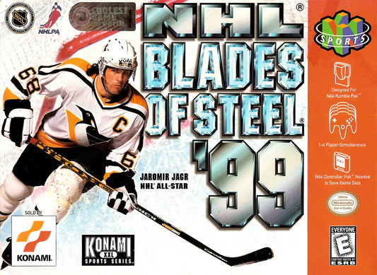 NHL BLADES OF STEEL '99  - N64 (W/BOX)