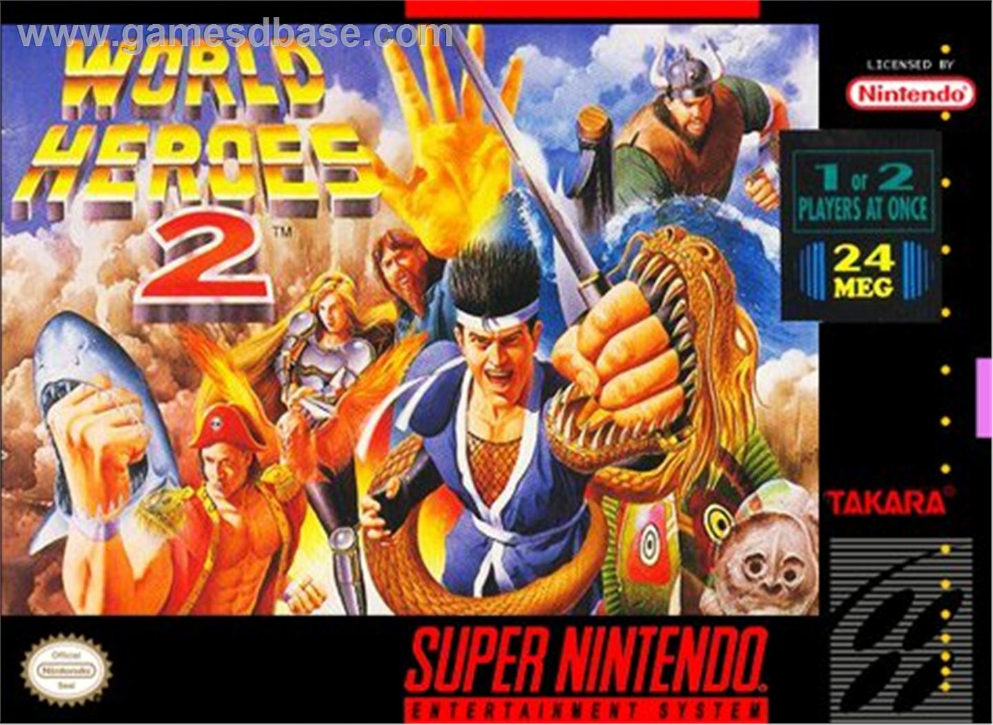 WORLD HEROES 2  - SNES