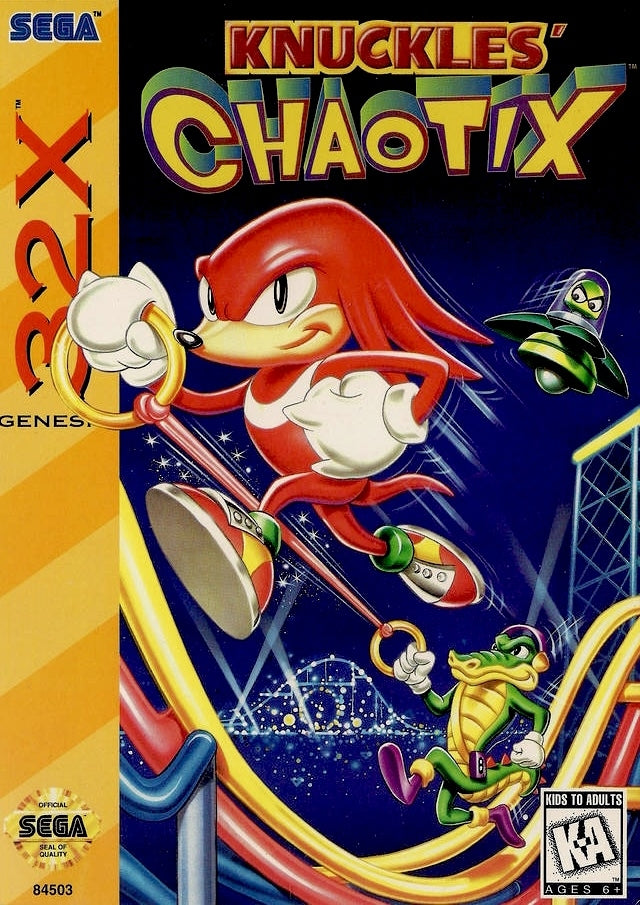 KNUCKLES CHAOTIX  - 32X