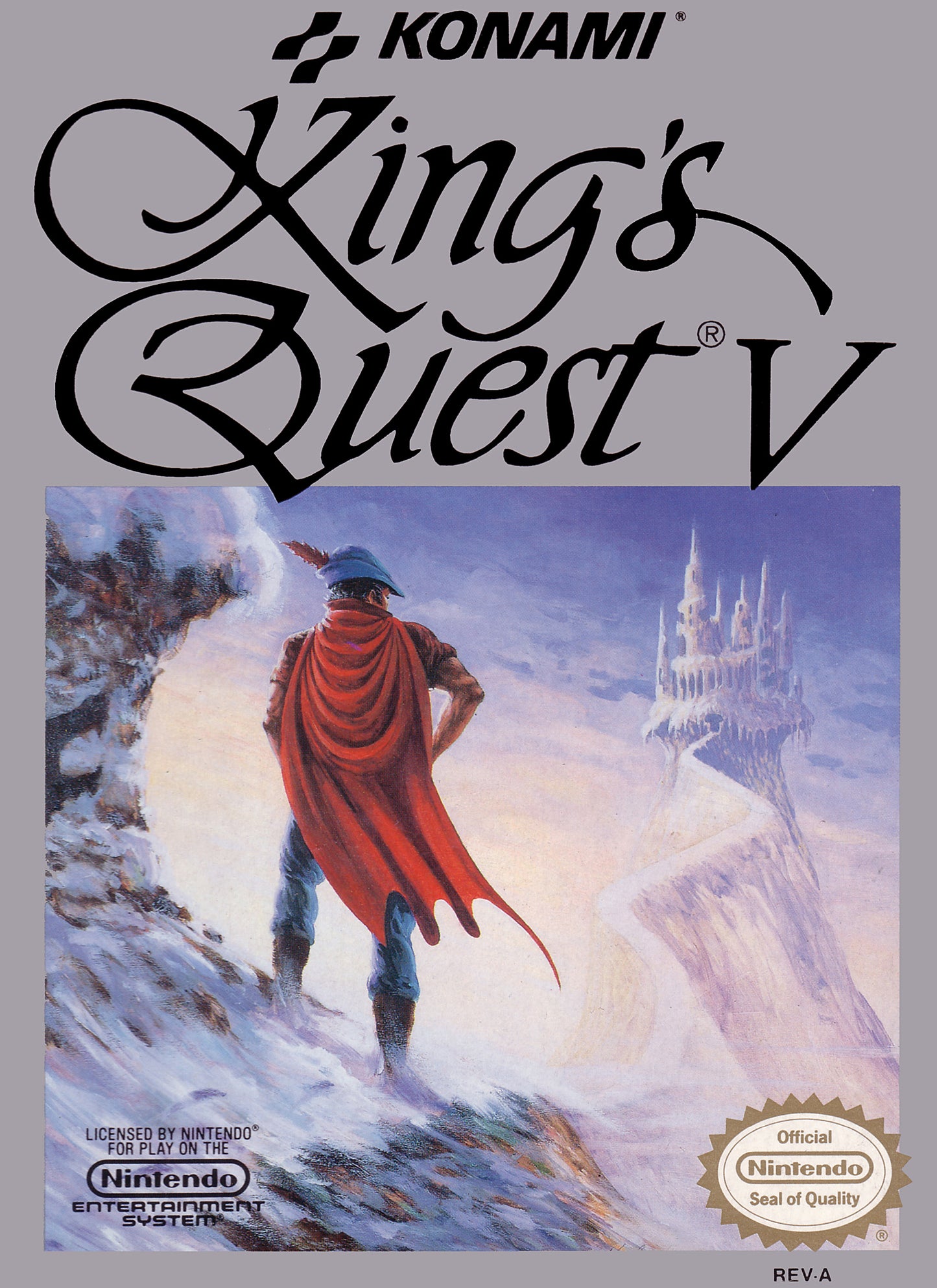 KING'S QUEST V  - NES (W/BOX & MANUAL)