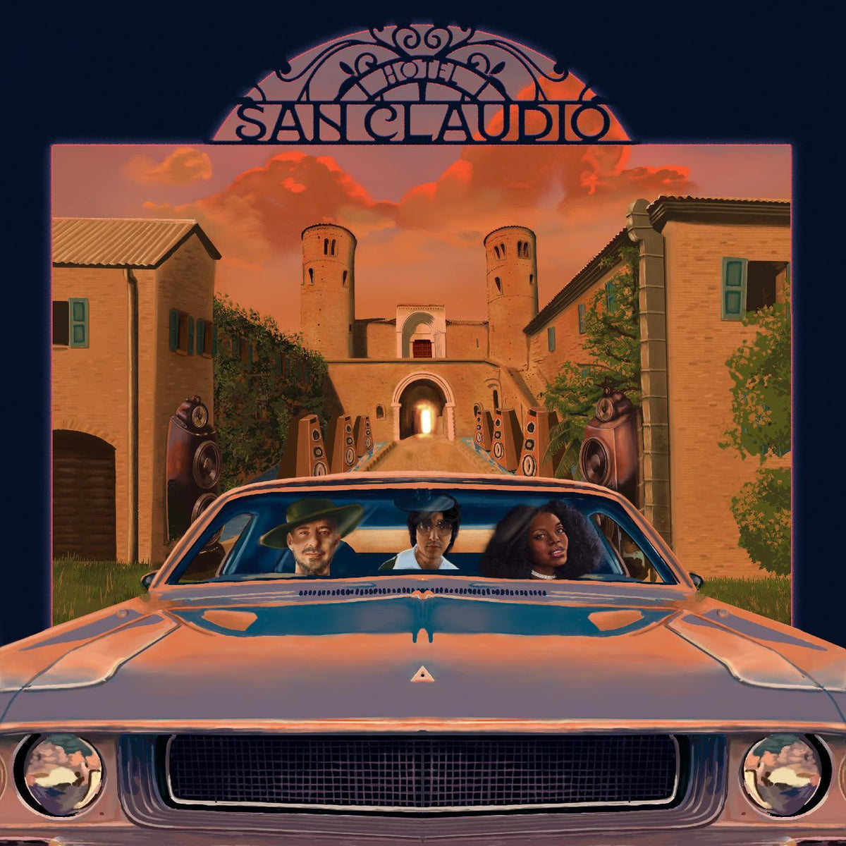DE CLIVE-LOWE, MARK, SHIGETO & MELANIE CHARLES - HOTEL SAN CLAUDIO (ORANGE VINYL)