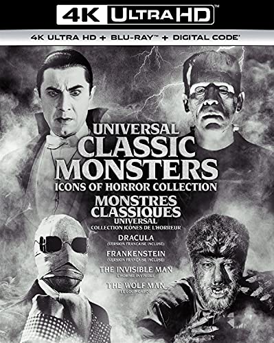 UNIVERSAL CLASSIC MONSTERS  - BLU-4K-ICONS OF HORROR COLLECTION