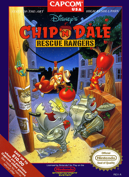 CHIP & DALE: RESCUE RANGERS  - NES