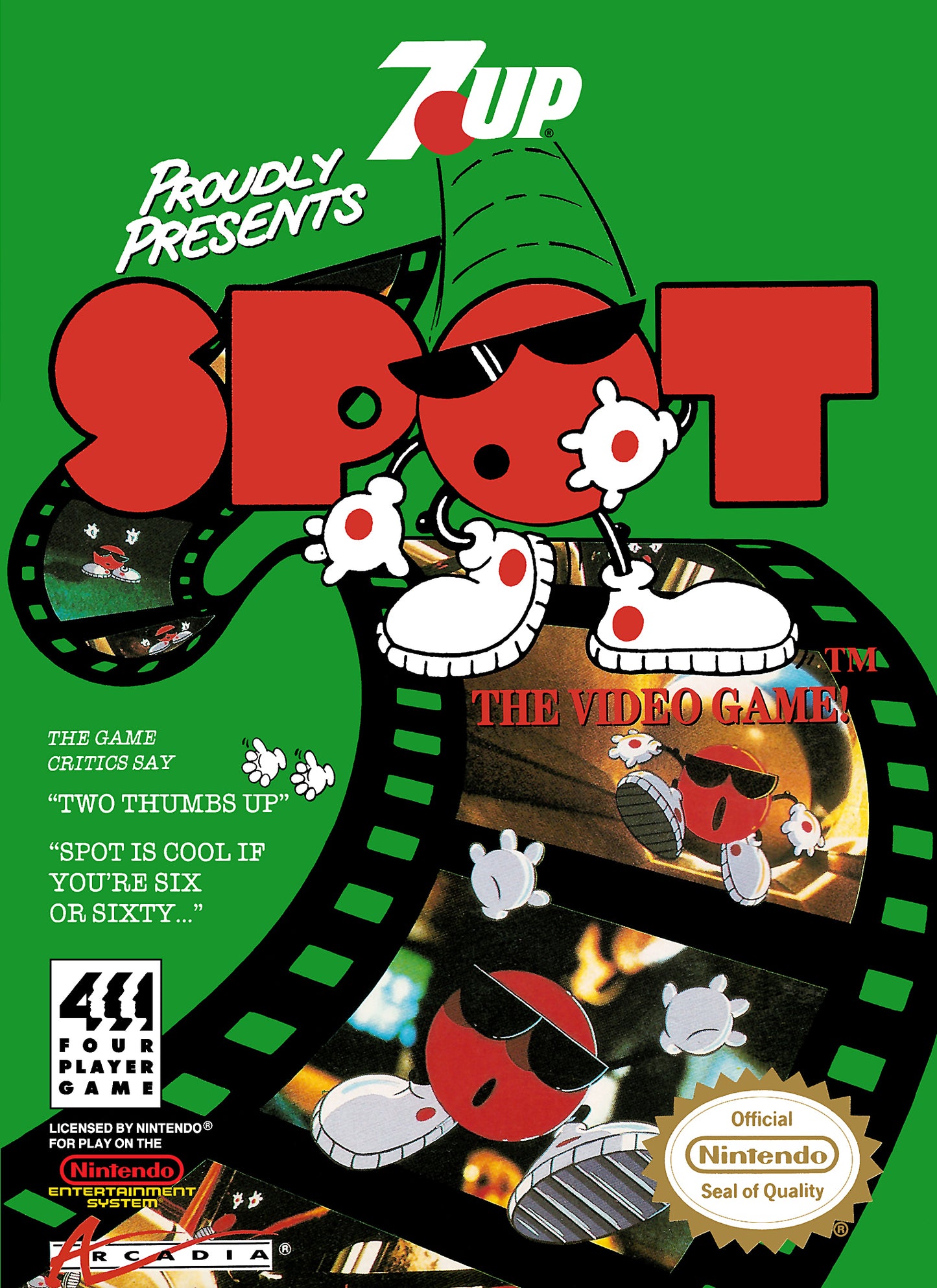 SPOT: THE VIDEO GAME  - NES (W/BOX & MANUAL)