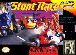 STUNT RACE FX  - SNES (W/BOX)