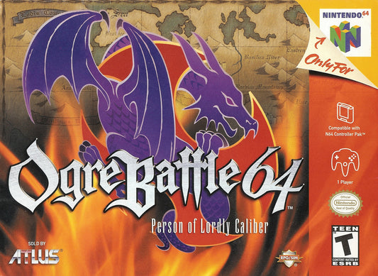 OGRE BATTLE 64: PERSON OF LORDLY CALIBER  - N64 (W/BOX)