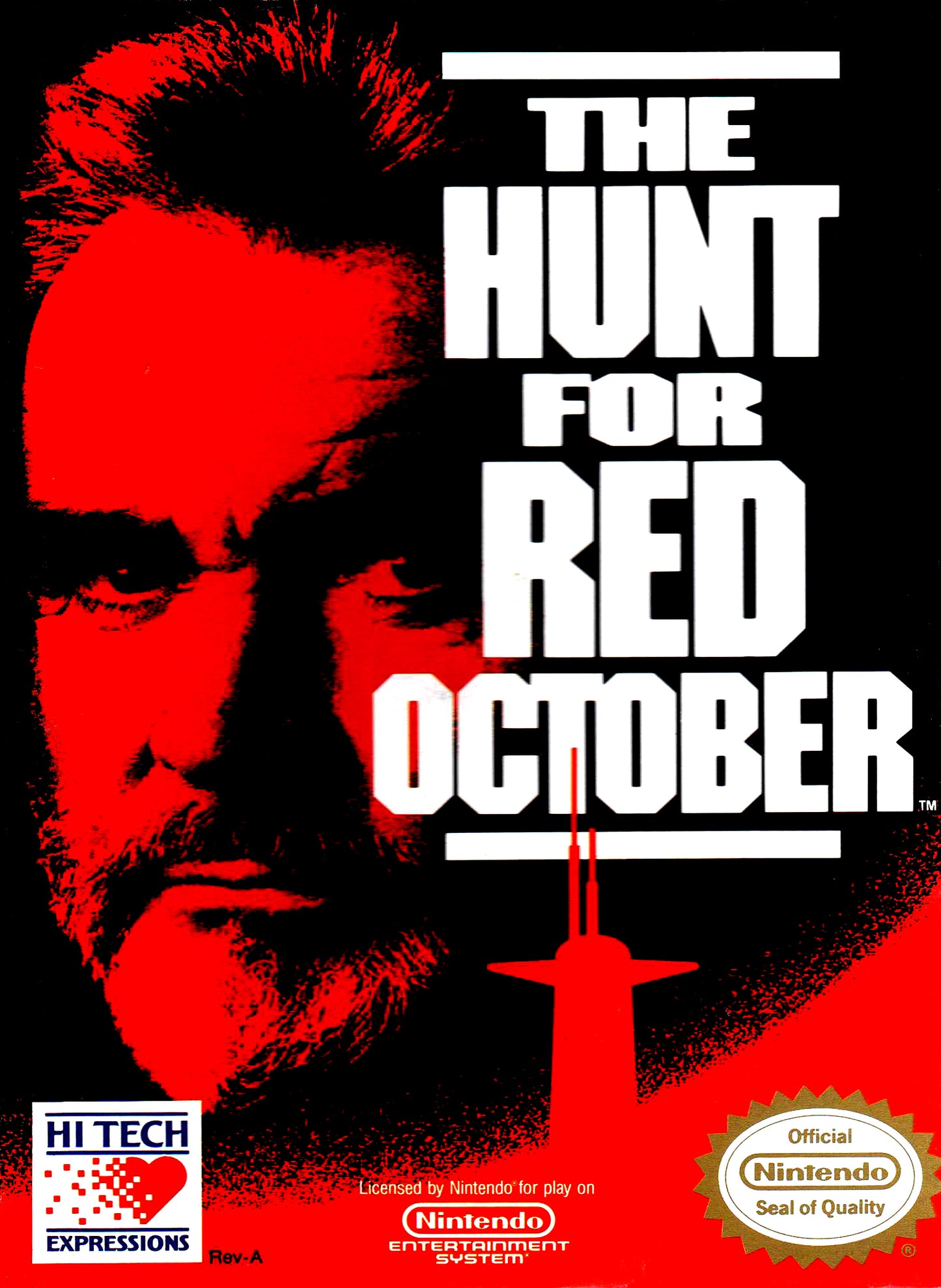 HUNT FOR RED OCTOBER  - NES (W/BOX)