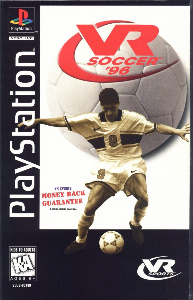 VR SOCCER '96 (LONGBOX)  - PS1