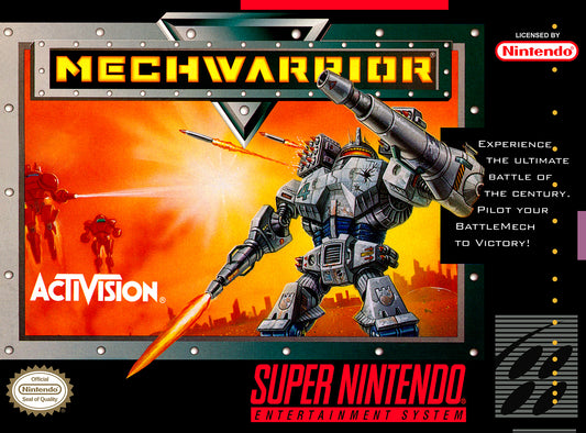 MECHWARRIOR  - SNES (W/BOX & MANUAL)