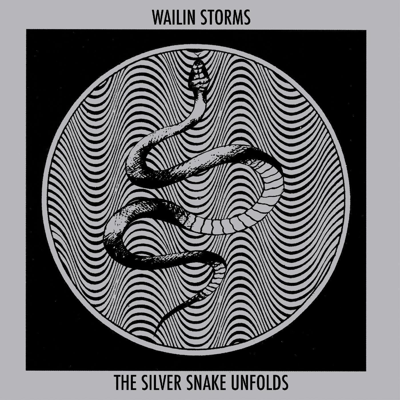 WAILIN STORMS - THE SILVER SNAKE UNFOLDS (CLEAR WITH BLUE COLOR-IN-COLOR VINYL)
