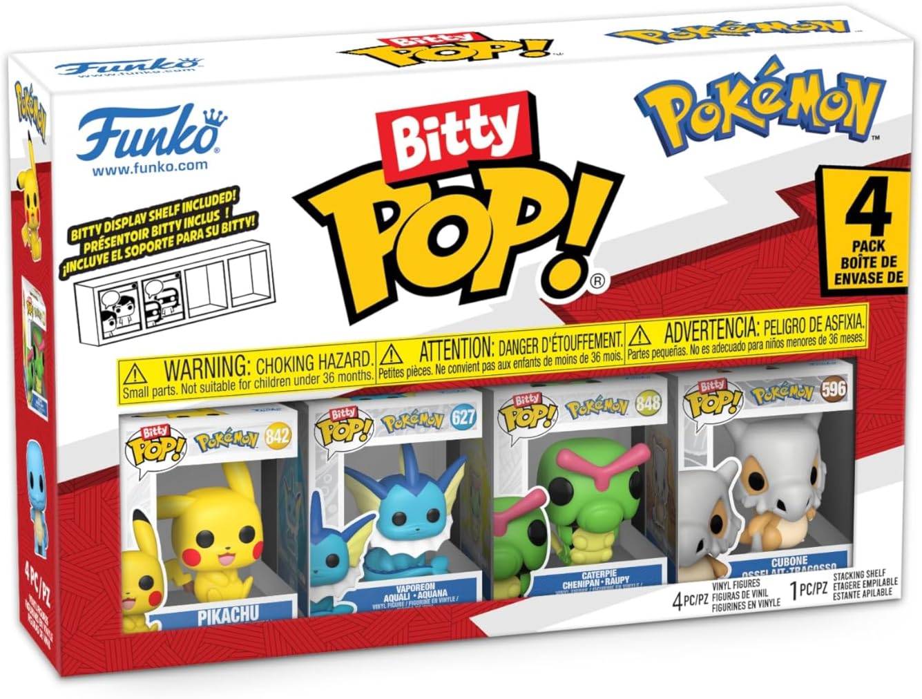 POKEMON: PIKACHU (4PK) - BITTY POP!