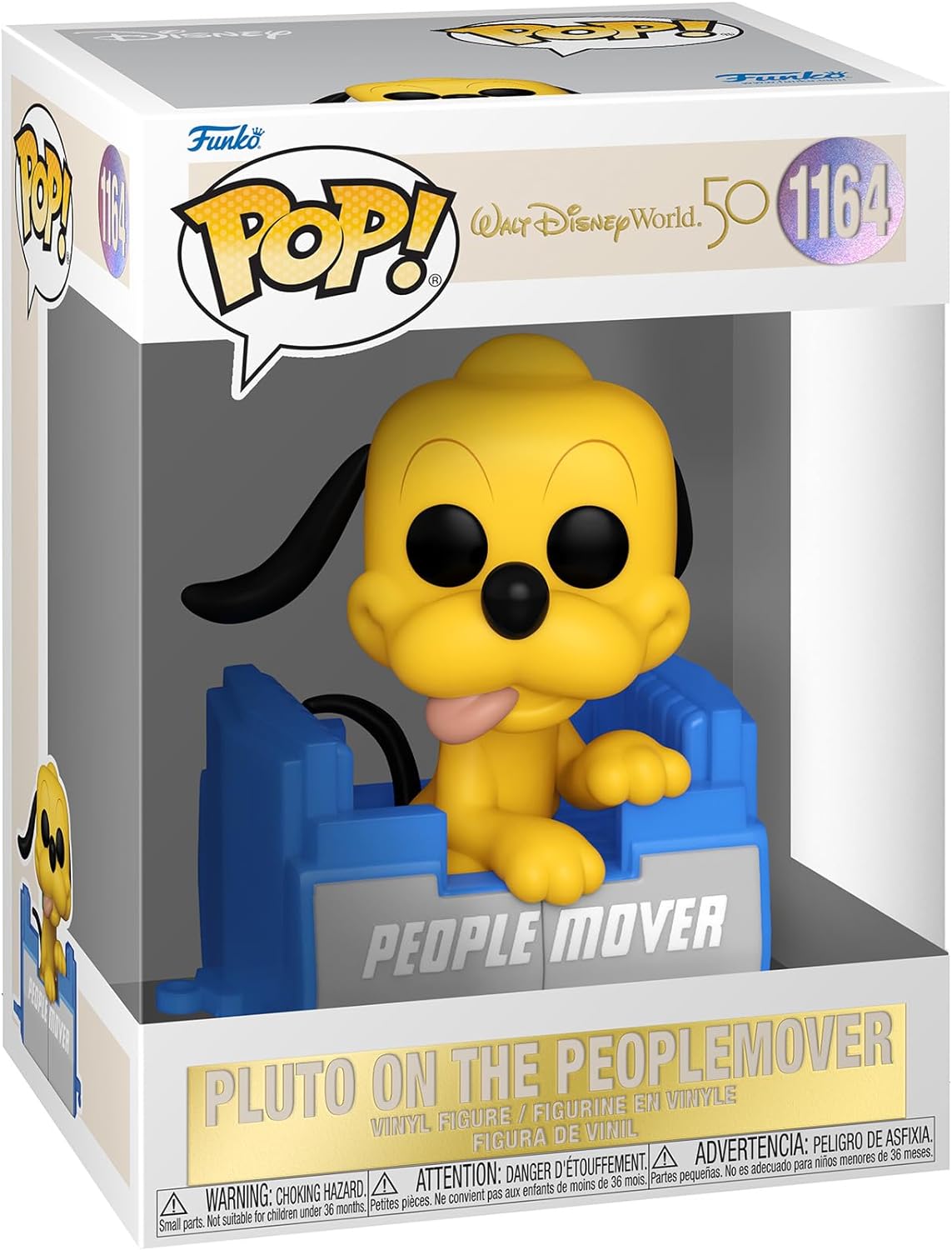 DISNEY WORLD 50: PLUTO ON THE PEOPLEMOVER #1164 - FUNKO POP!