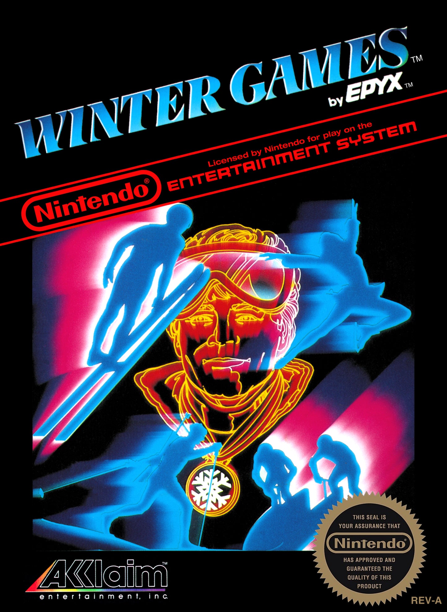 WINTER GAMES  - NES (W/BOX)