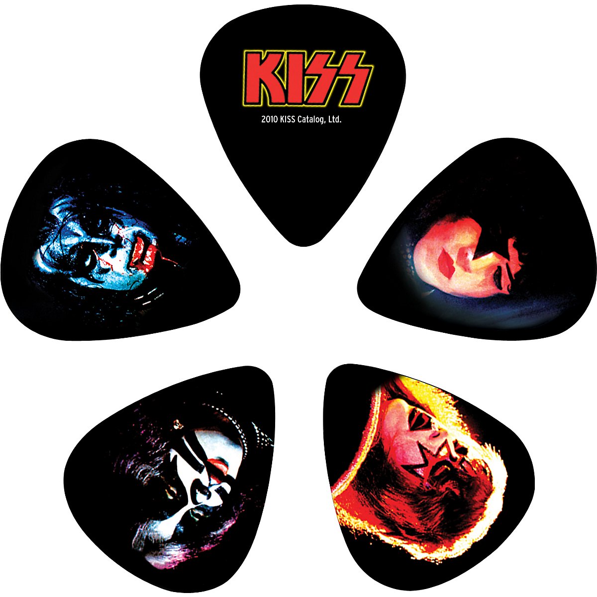 KISS: 10 GUITAR PICKS (ALIVE II) - PLANET WAVES