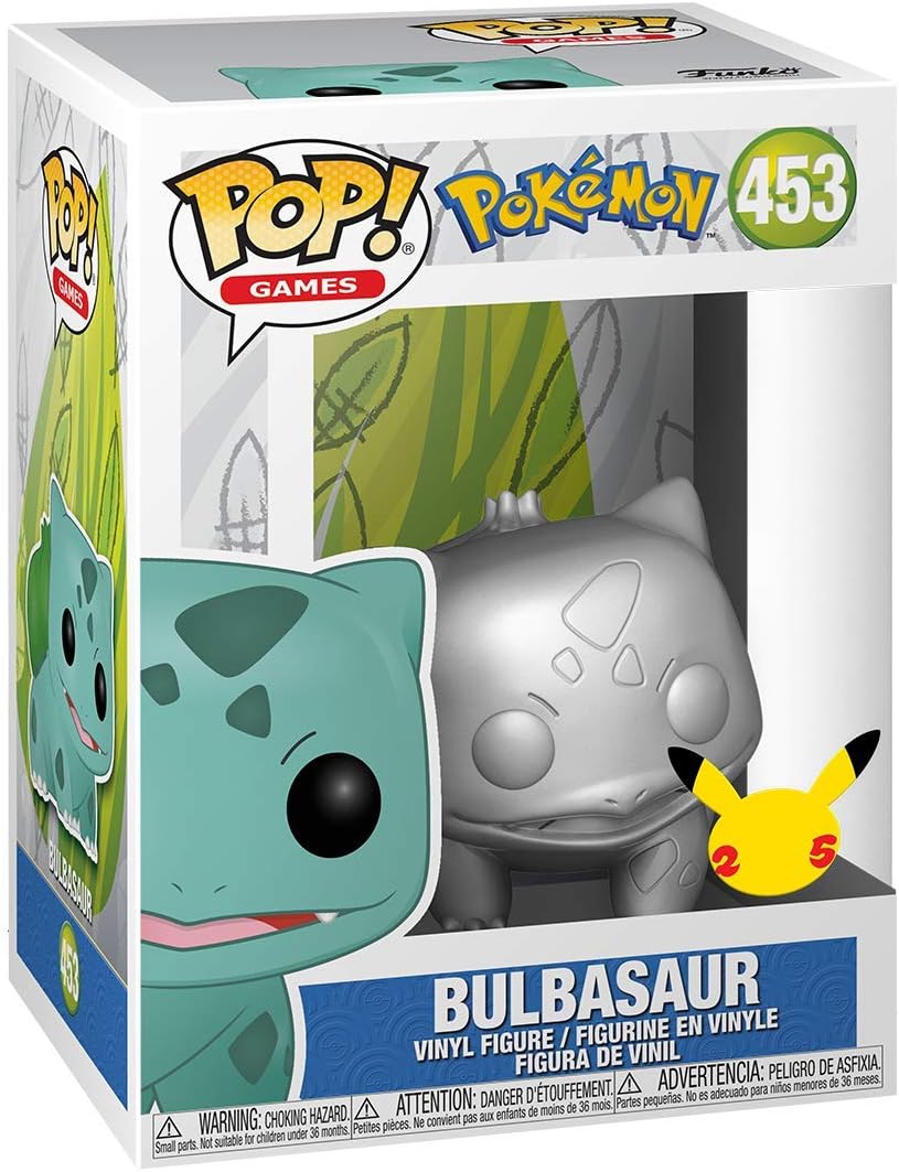 POKEMON: BULBASAUR #453 (METALLIC) - FUNKO POP!-P25