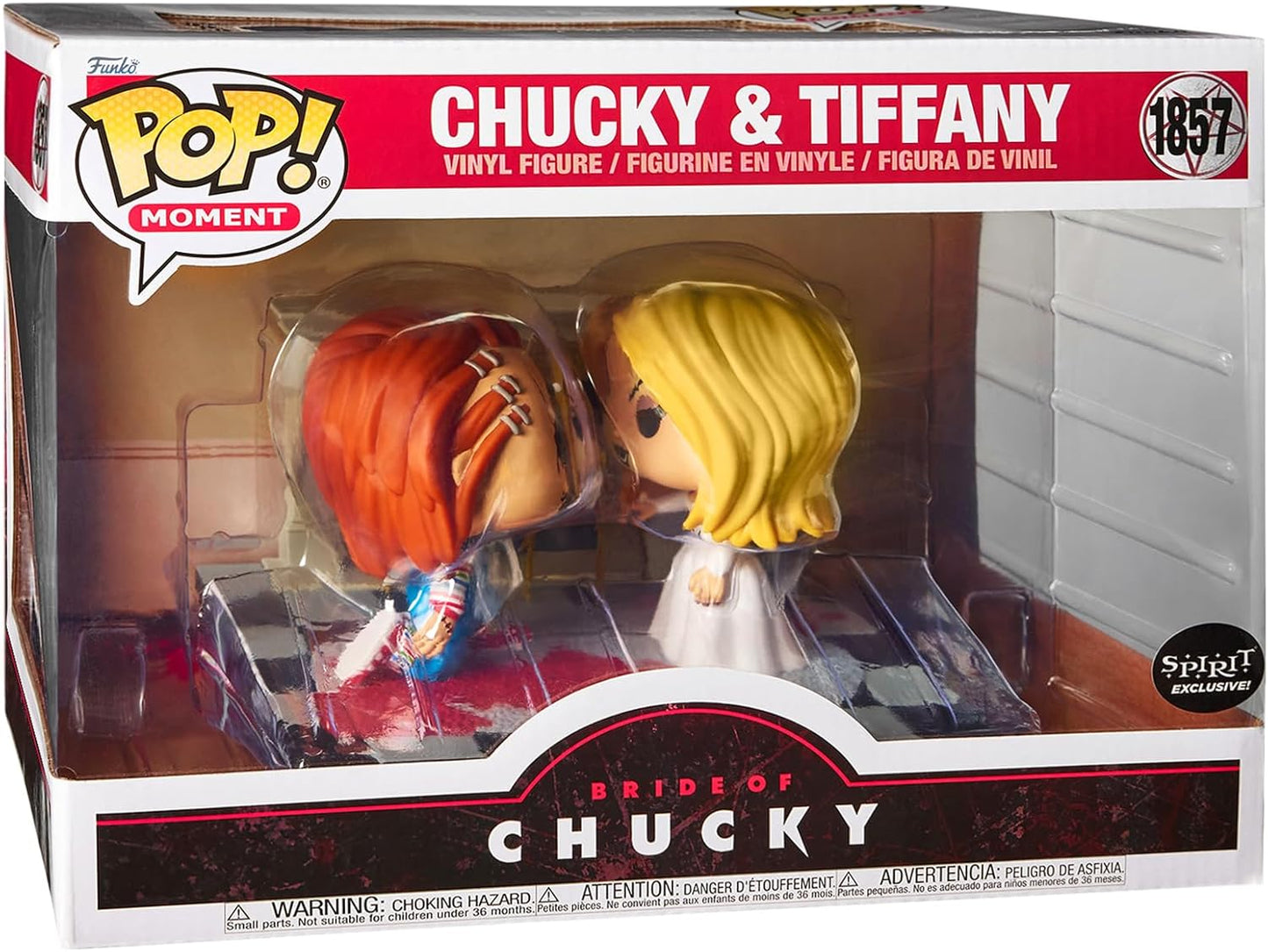 BRIDE OF CHUCKY: CHUCKY & TIFFANY #1857 - FUNKO POP-EXCLUSIVE