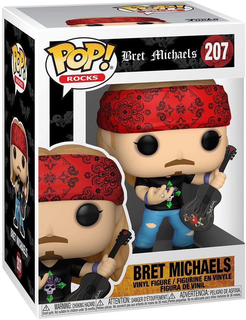 POISON: BRET MICHAELS #207 - FUNKO POP!