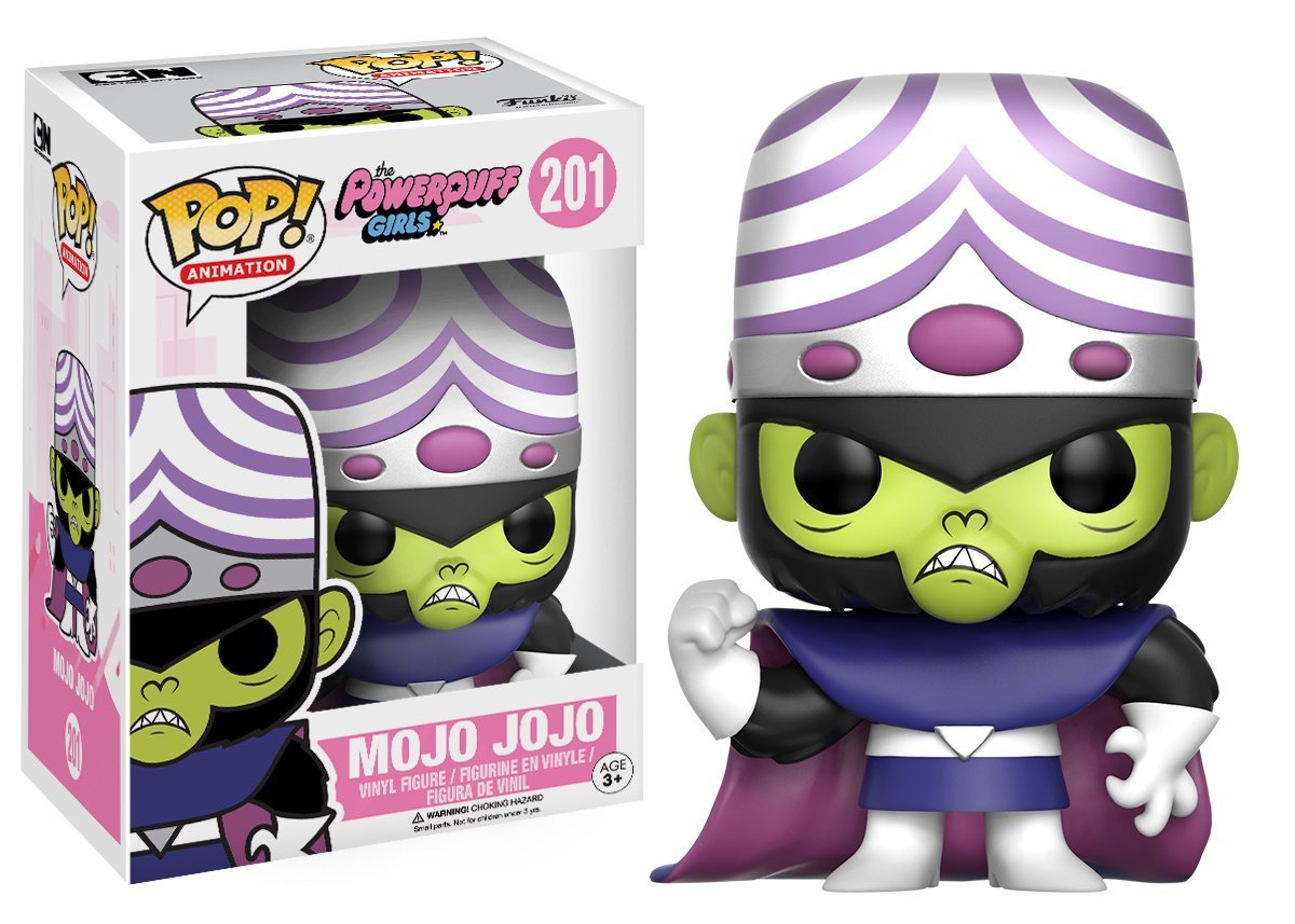 POWERPUFF GIRLS: BLOSSOM #125/BUBBLES #126/BUTTERCUP #127/MOJO JOJO #201/HIM #202 - FUNKO POP!-SET OF 5