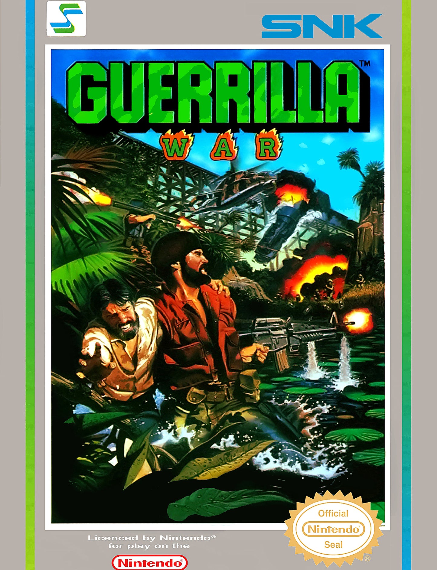 GUERRILLA WAR  - NES (W/BOX & MANUAL)