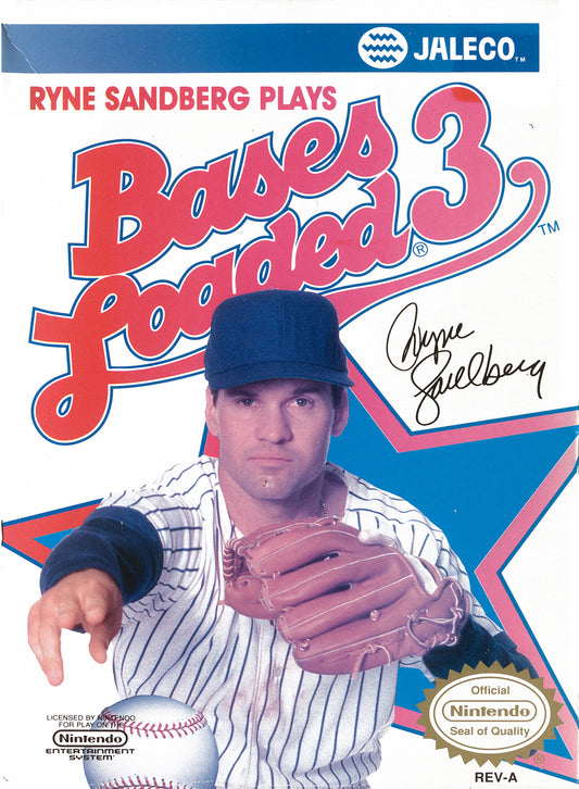 BASES LOADED 3  - NES (W/BOX)