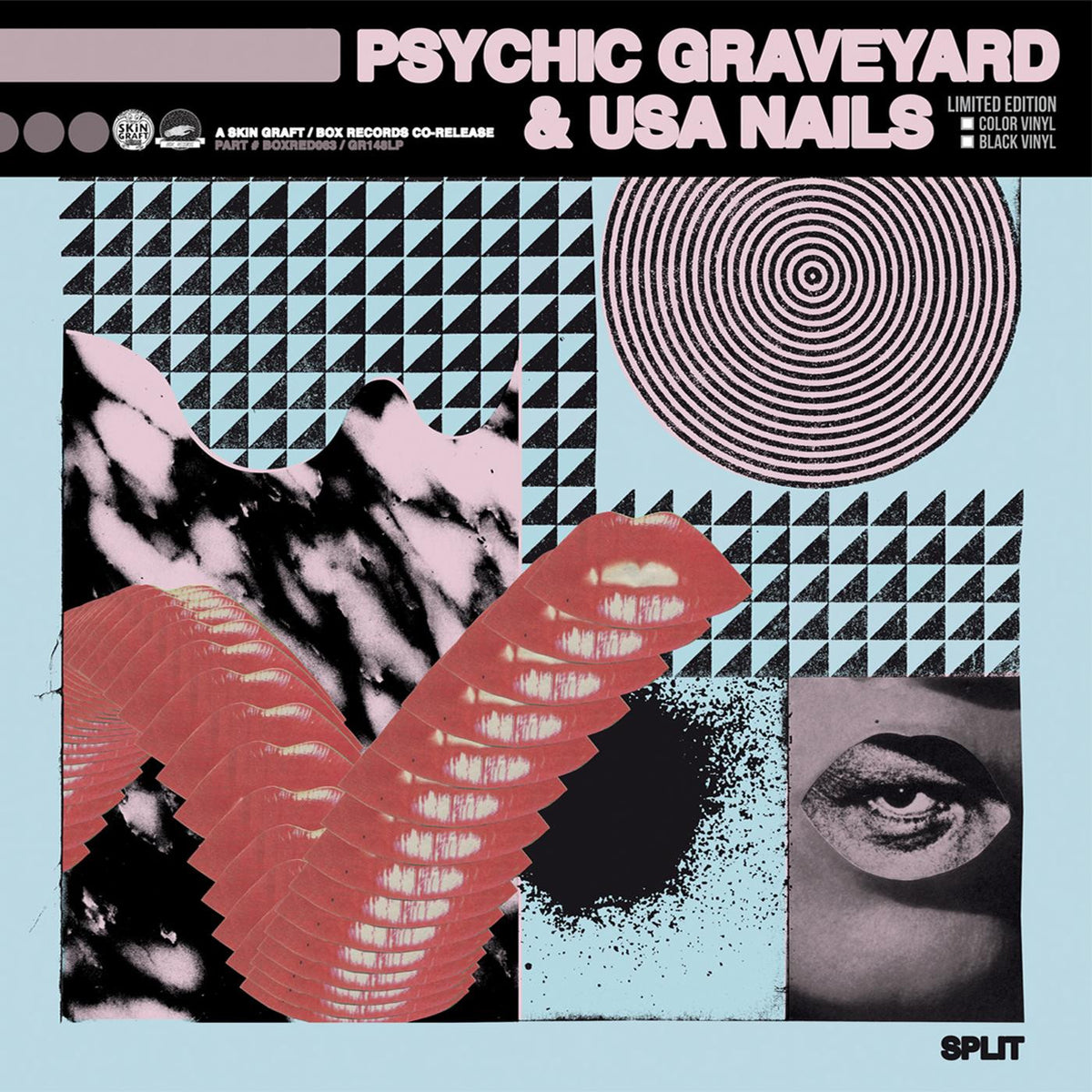 PSYCHIC GRAVEYARD AND USA NAILS - SPLIT