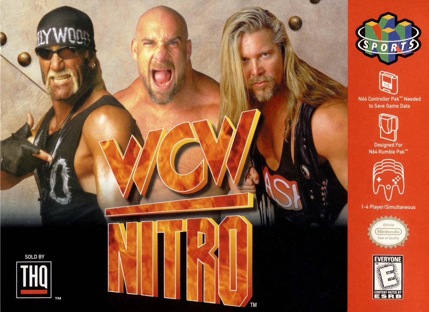 WCW NITRO  - N64 (W/BOX)