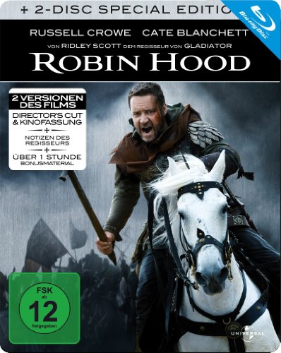 NEW ROBIN HOOD (EXTENDED DIRECTOR' - ROBIN HOOD (2010) (STEELBOOK) (BLU-RAY)