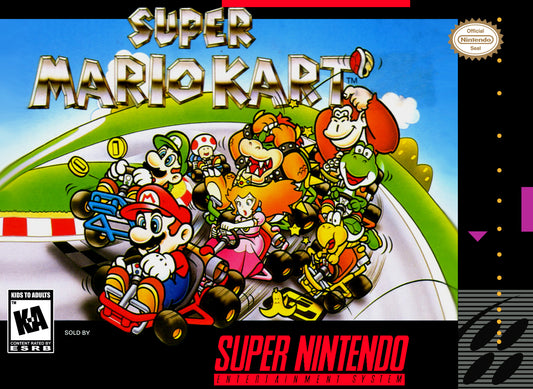 SUPER MARIO KART  - SNES (W/BOX)