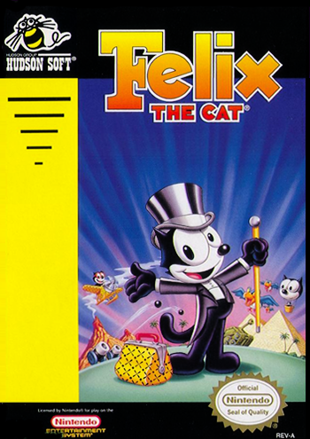 FELIX THE CAT  - NES (W/BOX & MANUAL)