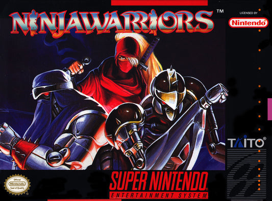 NINJA WARRIORS  - SNES (W/BOX)