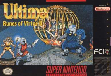 ULTIMA: RUNES OF VIRTUE II  - SNES (W/BOX)