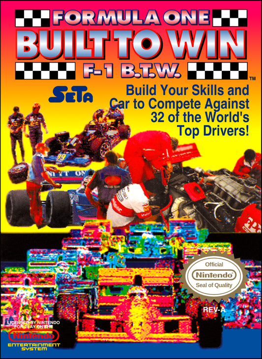 FORMULA ONE: BUILT TO WIN  - NES (W/BOX)