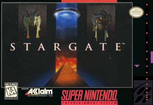 STARGATE  - SNES (W/BOX & MANUAL)