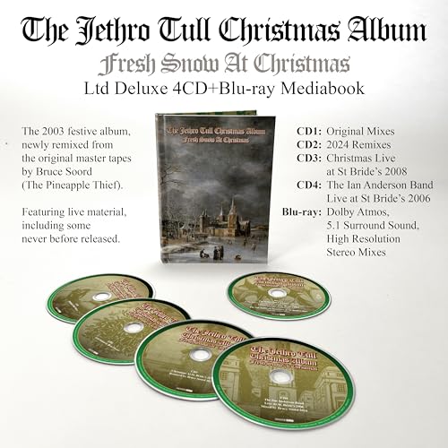 JETHRO TULL - THE JETHRO TULL CHRISTMAS ALBUM - FRESH SNOW AT CHRISTMAS(LTD. DLX 4CD+BLURAY) (CD)